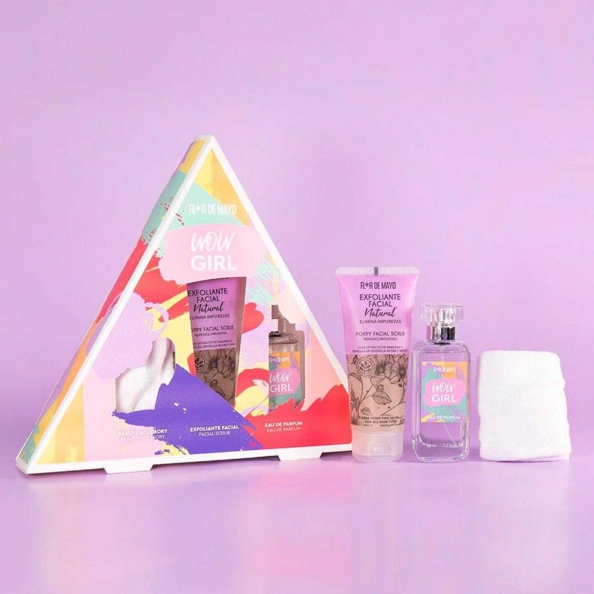 Conjunto Wow Girl Esfoliante Facial + Fragncia 50ml