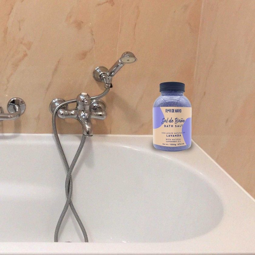 Frasco Sais Banho Lavanda 1350gr