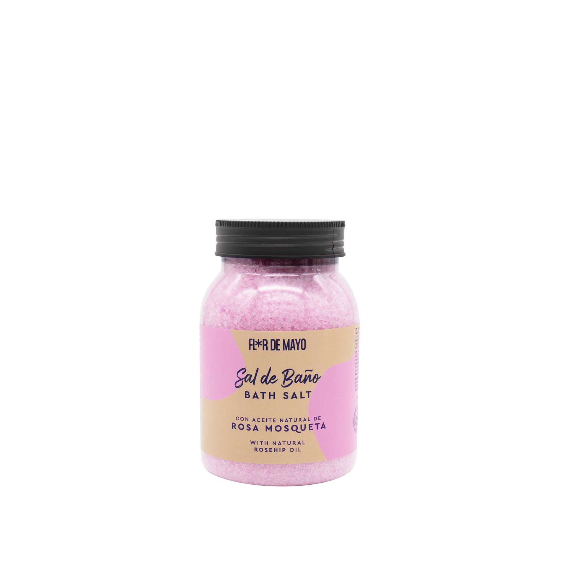 Frasco Sais Banho Rosa Mosqueta 650gr