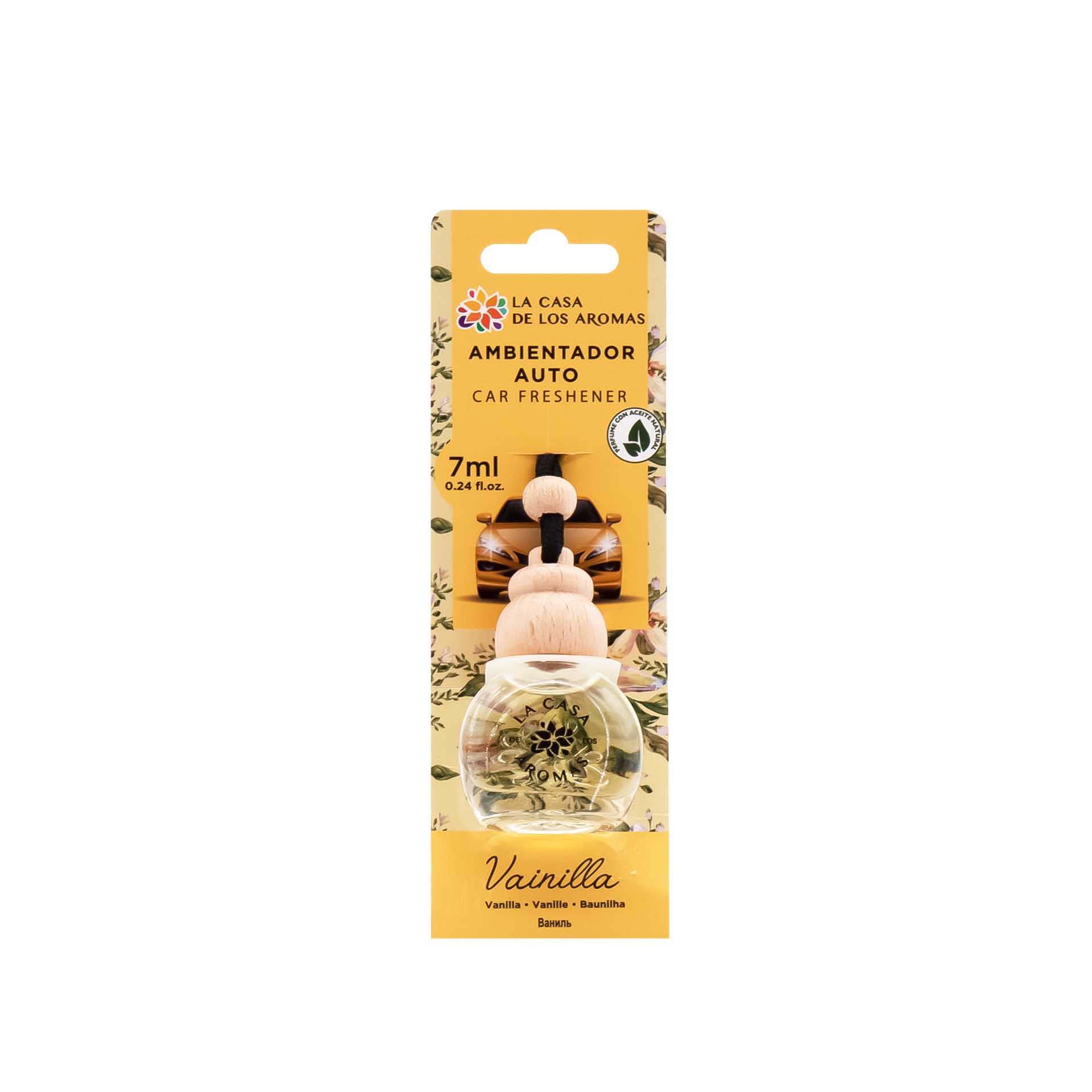 Ambientador Carro Frasco Vidro 7ml