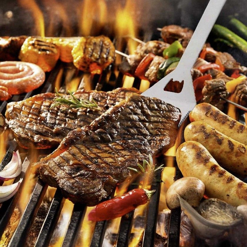Esptula Barbecue Inox 44cm