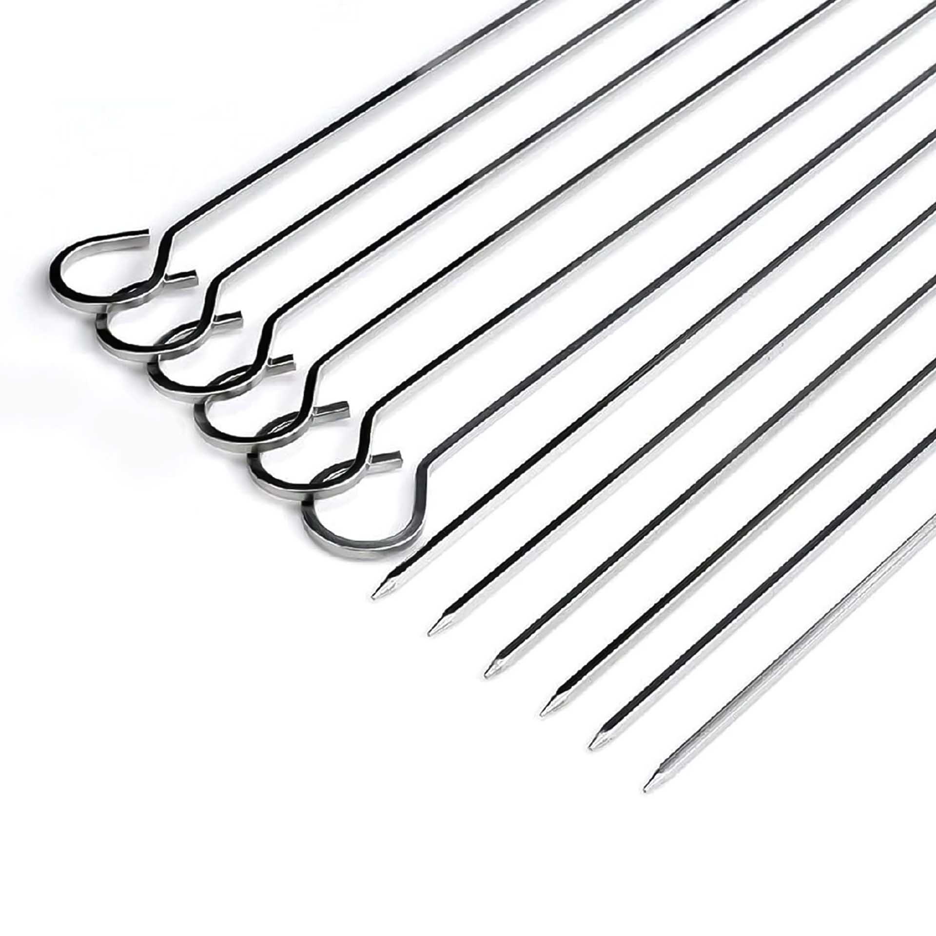 Espeto Churrasco Inox 27cm Pack 6