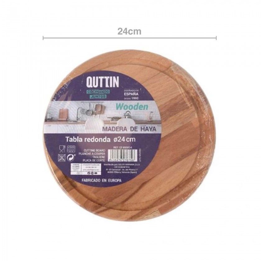Tábua Cortar Wooden Redonda 24X1.7cm Tábua Cortar Wooden Redonda 24X1.7cm