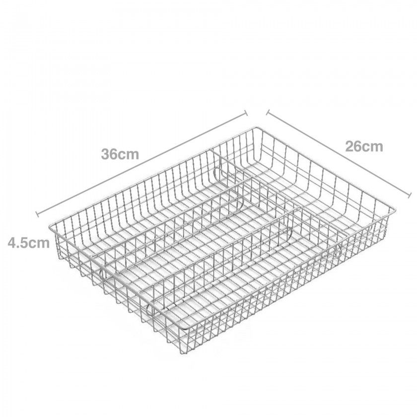 Organizador Talheres Metal 36X26X4.5cm Organizador Talheres Metal 36X26X4.5cm