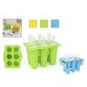 Molde Silicone 6 Gelados Espiral 15X12X10.5cm