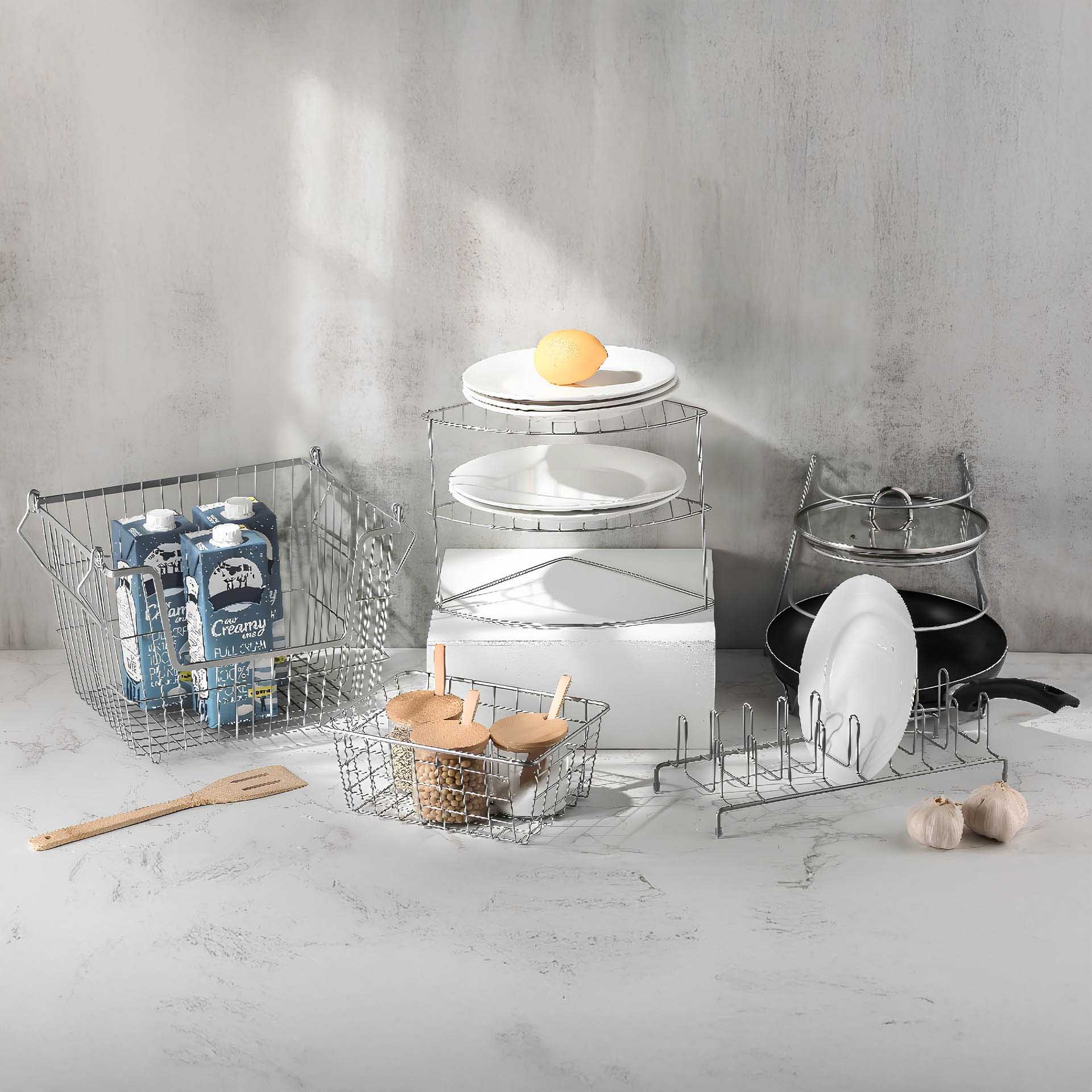 Organizador Talheres Metal 36X26X4.5cm