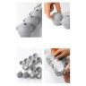Cuvete Gelo Silicone Flex 4 Bolas 22X7X5cm