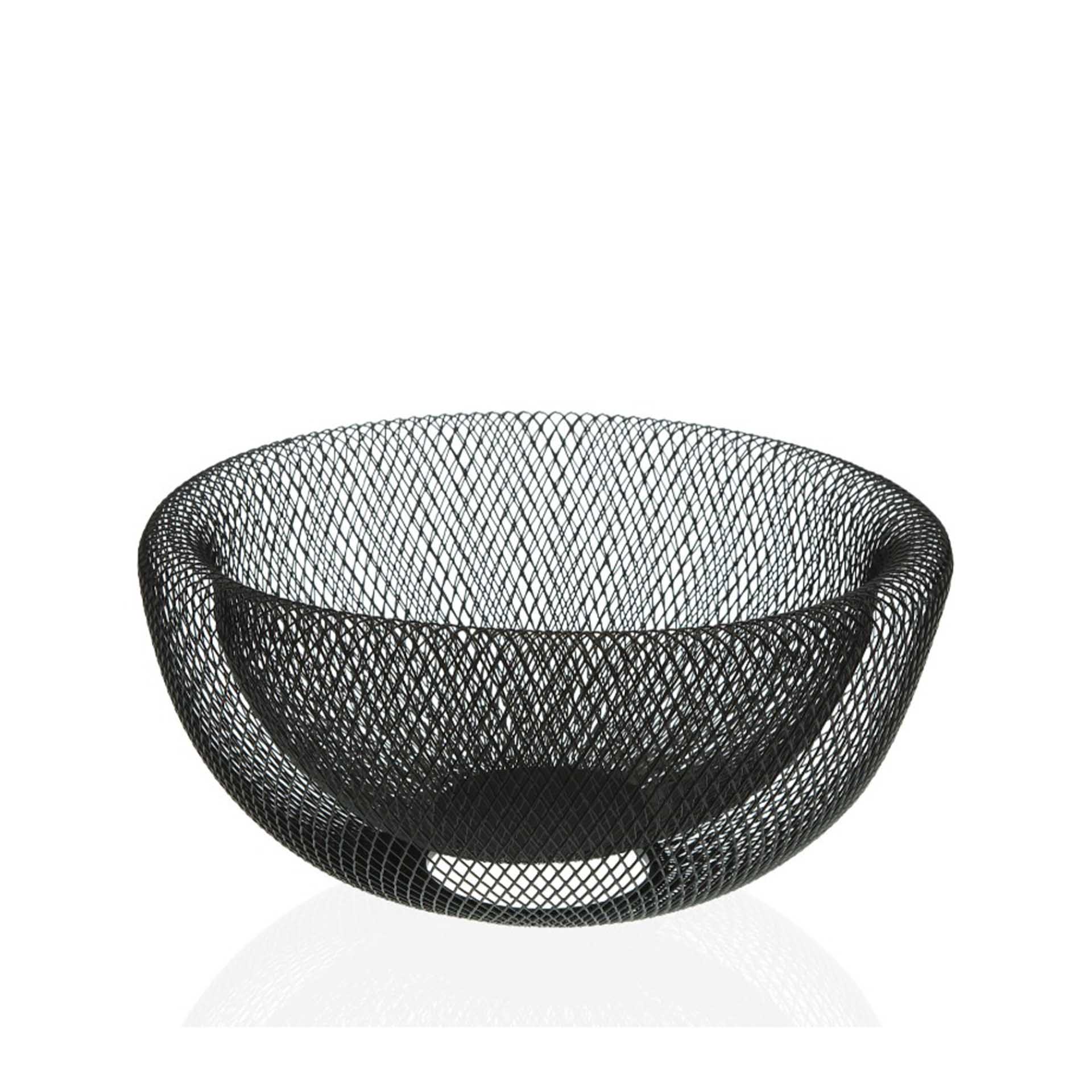 Cesta Metal Fruta Preto 30X30X15cm