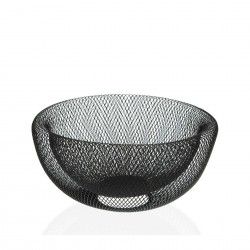 Cesta Metal Fruta Preto 30X30X15cm