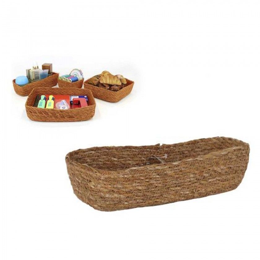 Cesto Vime Organizador Multiusos 23X9X5cm Cesto Vime Organizador Multiusos 23X9X5cm
