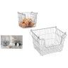 Cesto Organizador Empilhável com Asas Cinzento 32X27X23cm Cesto Organizador Empilhável com Asas Cinzento 32X27X23cm