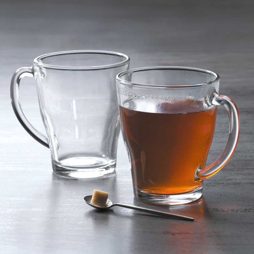 Caneca Vidro Cosy 350ml 8.6X10.5cm Pack 6