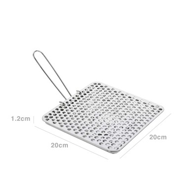 Torradeira Pão Inox 20X20X1.2cm