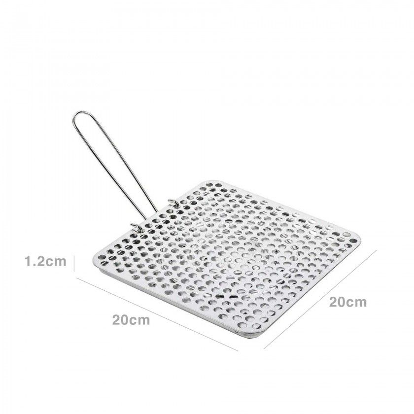 Torradeira Pão Inox 20X20X1.2cm Torradeira Pão Inox 20X20X1.2cm