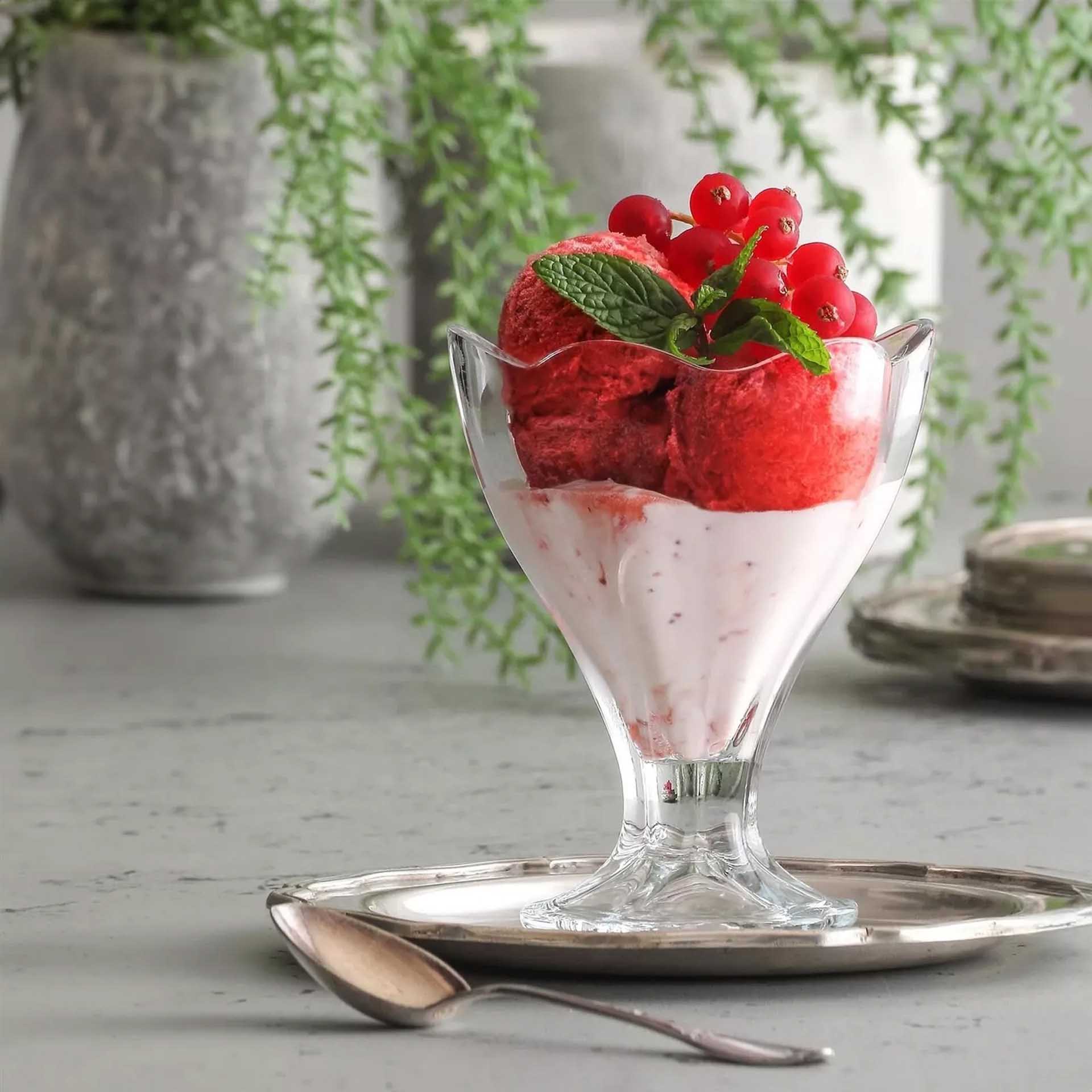 Taça Gelado Vidro Lily 250ml 10X9X12cm Pack 6