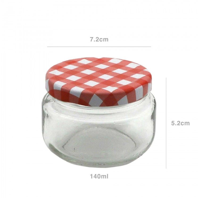 Frasco Hermético com Tampa Rosca Xadrez 140ml 7.2X5.2cm Frasco Hermético com Tampa Rosca Xadrez 140ml 7.2X5.2cm