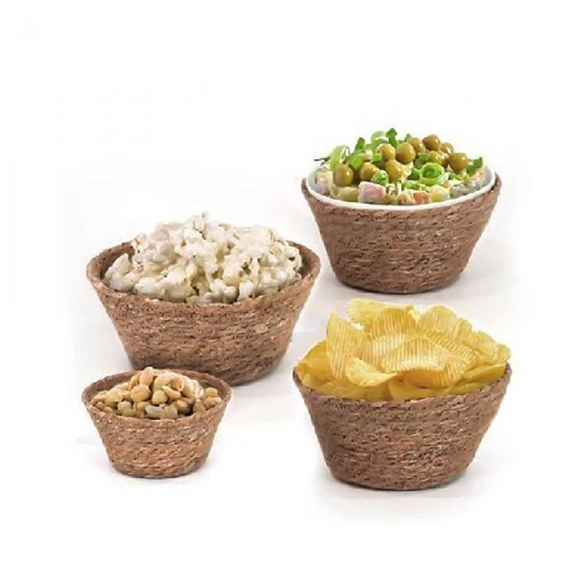 Cesto Vime Seagrass Redondo 13X7cm Cesto Vime Seagrass Redondo 13X7cm