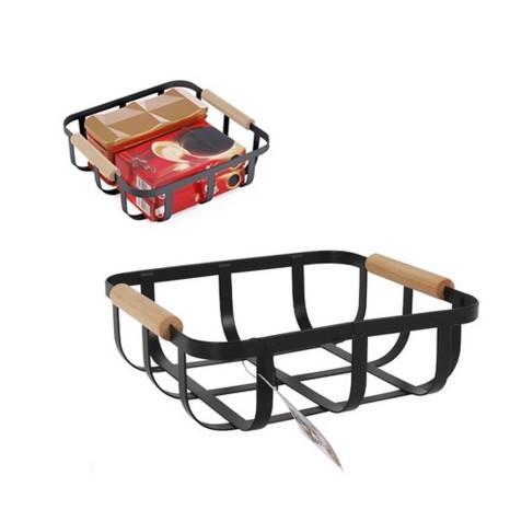 Cesto Metal Multiusos Preto - Image product