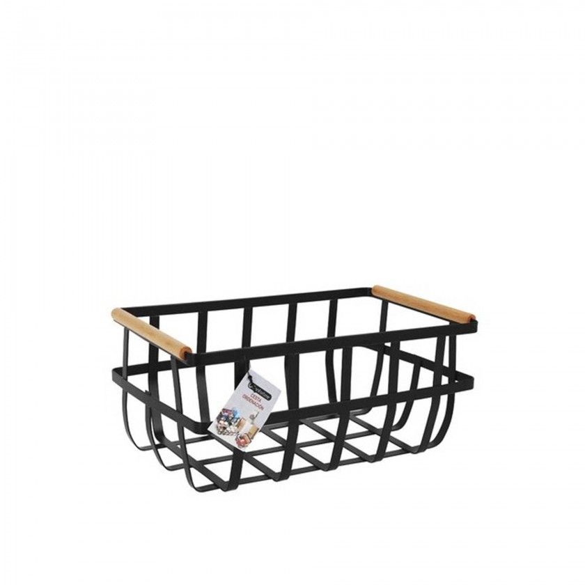 Cesto Metal Multiusos Preto