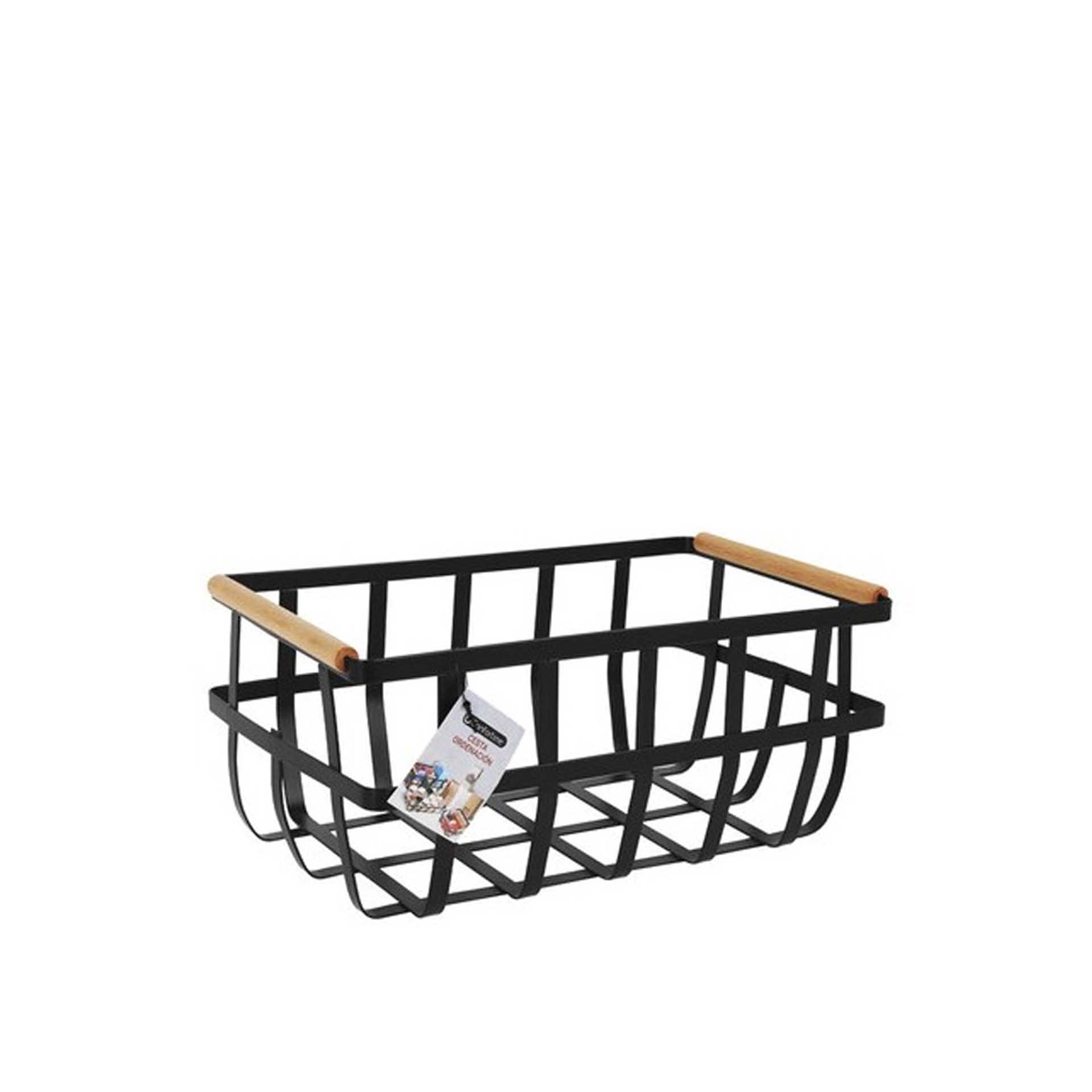 Cesto Metal Multiusos Preto