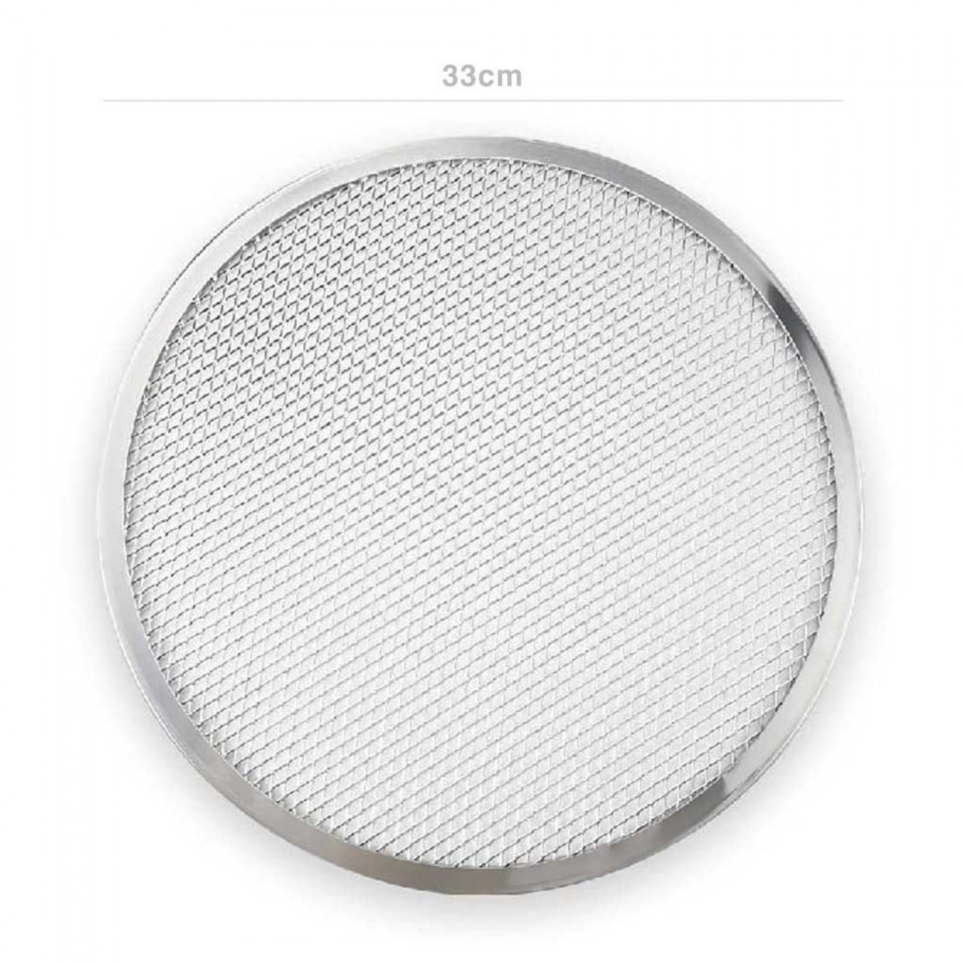 Forma Pizza Rede Alumínio 33cm