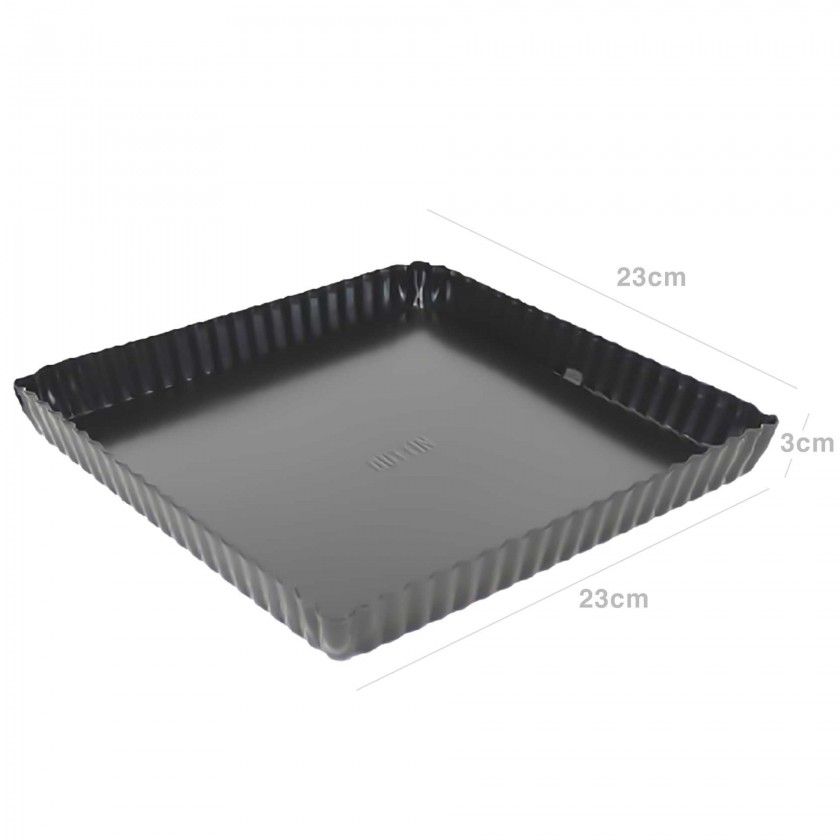 Forma Fundo Solto 23X23X3cm Forma Fundo Solto 23X23X3cm