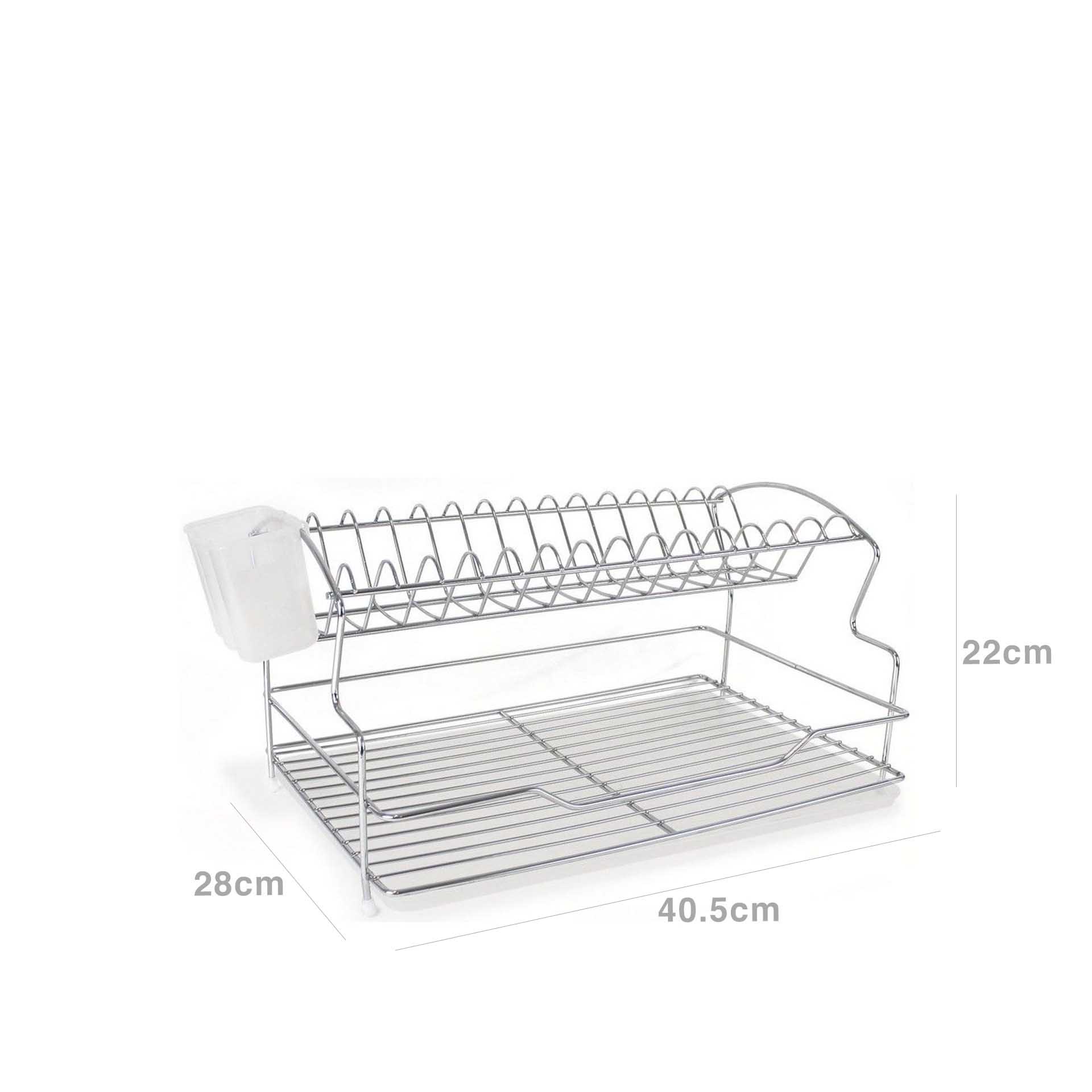 Escorredor Pratos Metal 28X40.5X22cm