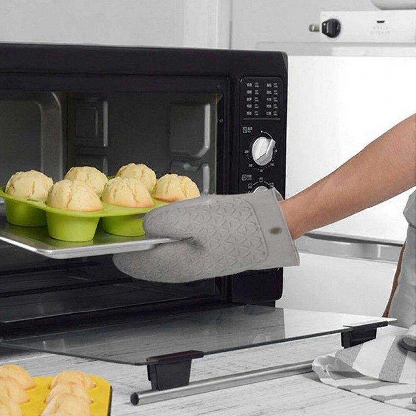 Luva Forno Silicone 20.7X17cm Luva Forno Silicone 20.7X17cm