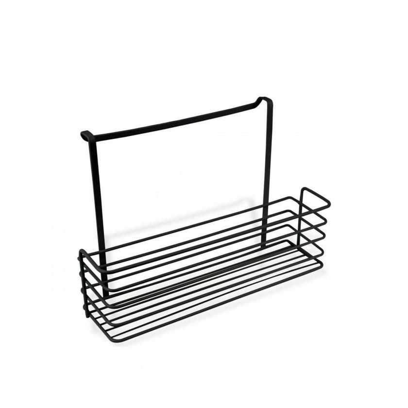 Estante Organizadora Porta Preto 34X9.5X22cm Estante Organizadora Porta Preto 34X9.5X22cm