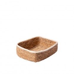 Cesto Vime Retangular Bege 18X23X7cm