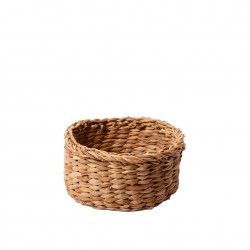 Cesto Vime Redondo Bege 18X8.5cm