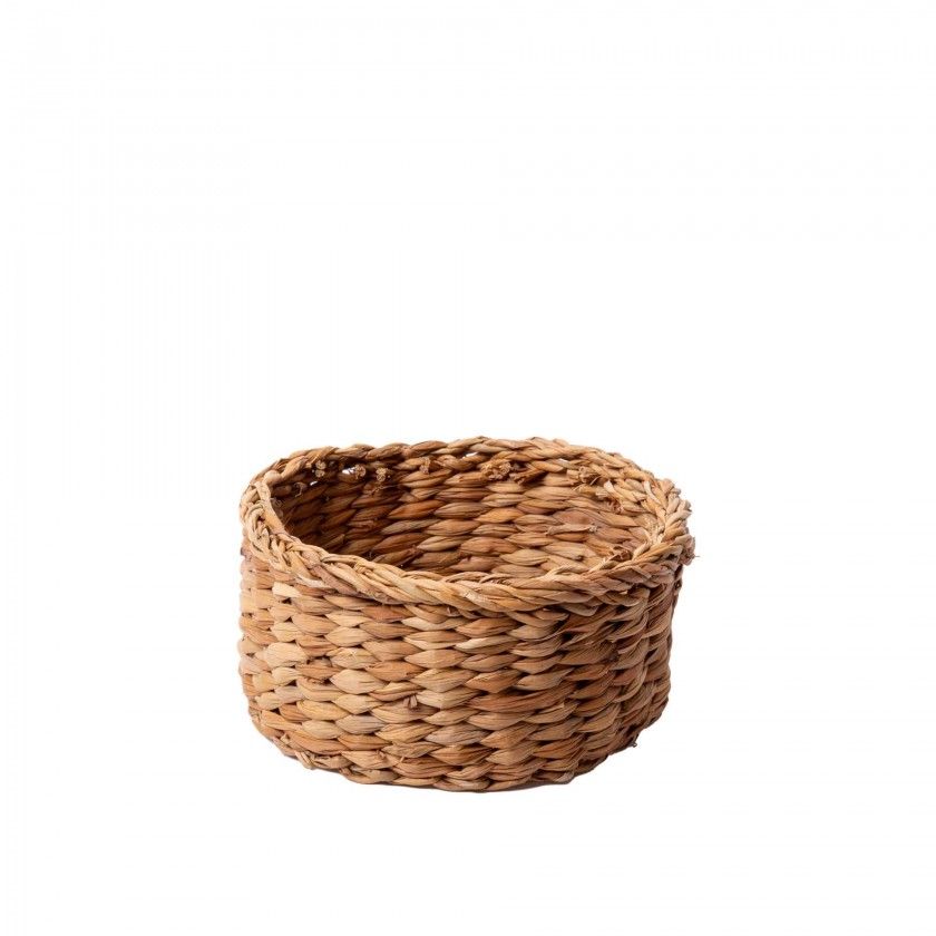 Cesto Vime Redondo Bege 18X8.5cm Cesto Vime Redondo Bege 18X8.5cm