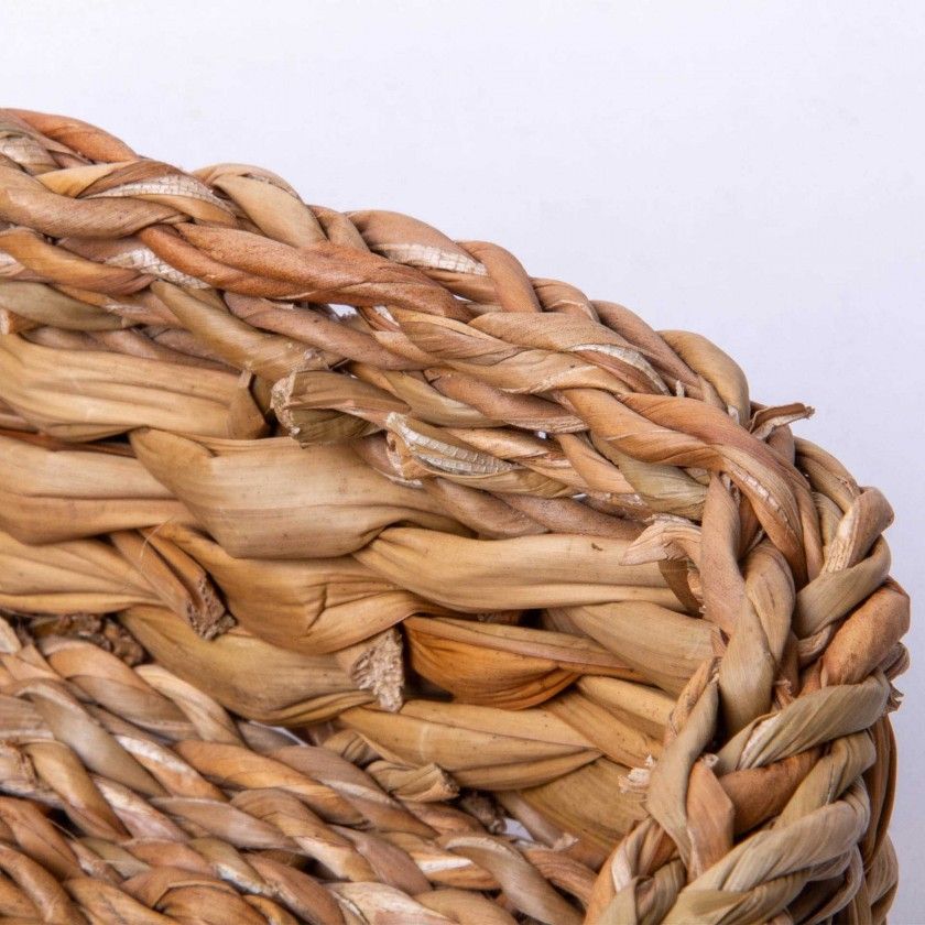 Cesto Vime Quadrado Bege 17X17X7cm Cesto Vime Quadrado Bege 17X17X7cm