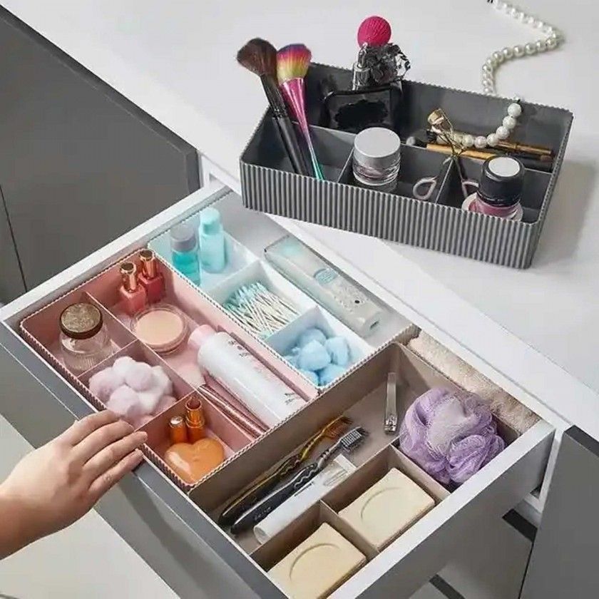 Organizador Lova 2 Divisões 12.5X6.3X2cm Organizador Lova 2 Divisões 12.5X6.3X2cm
