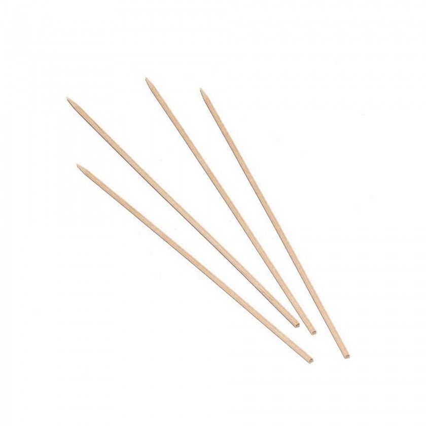 Palito Bambu Biodegradvel 2.5X200mm Pack 100