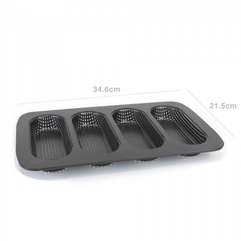 Forma Baguete 4 Unidades 34.6X21.5cm