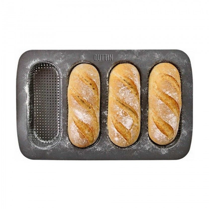 Forma Baguete 4 Unidades 34.6X21.5cm Forma Baguete 4 Unidades 34.6X21.5cm