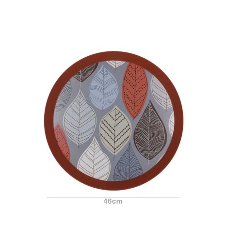 Bandeja Plástica Folhas Sortido 46cm - Image product