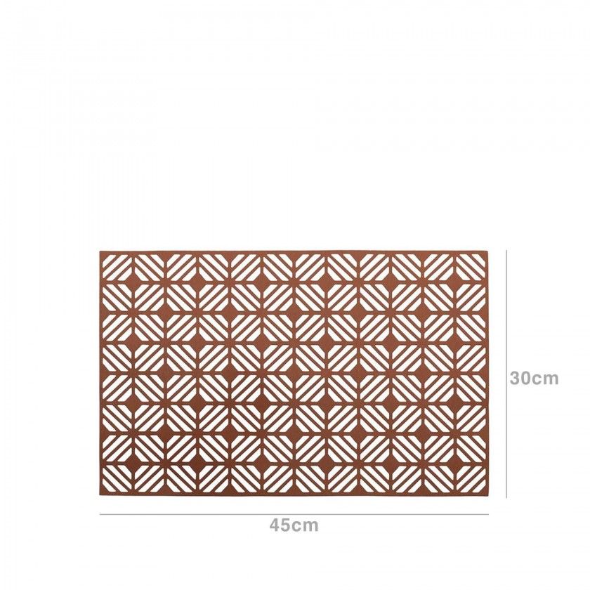 Individual Pvc Cobre 45X30CM Individual Pvc Cobre 45X30CM