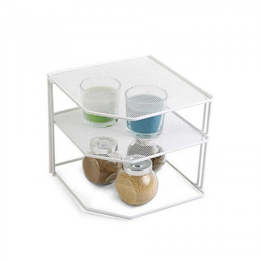 Estante Metal Branco 23X23X20cm Estante Metal Branco 23X23X20cm