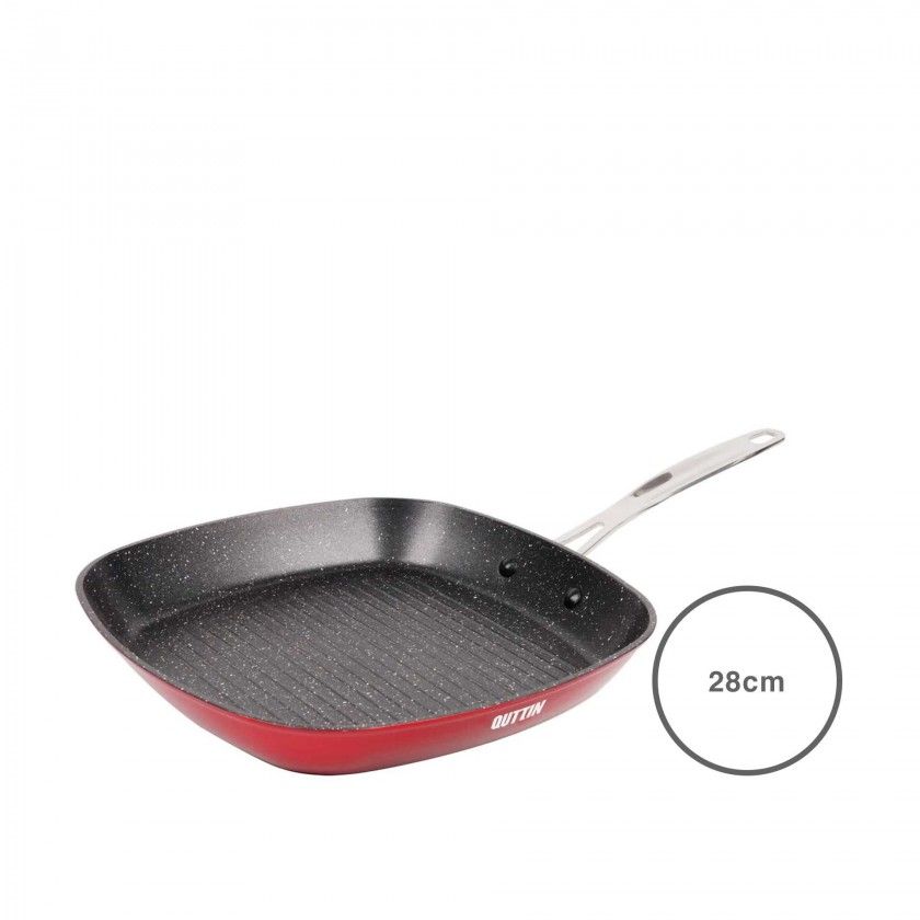 Grelhador Antiaderente Majestic 28X28cm Grelhador Antiaderente Majestic 28X28cm