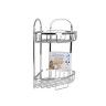 Estante Banho Allucrom 2 Bandejas Canto 23X23X42cm