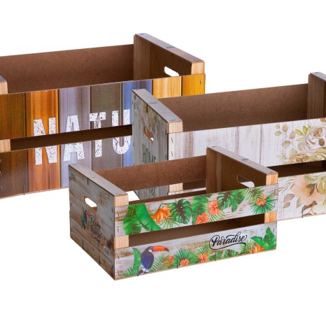 Caixa Wood Nature Brilho 36X26.5X17 - Image product
