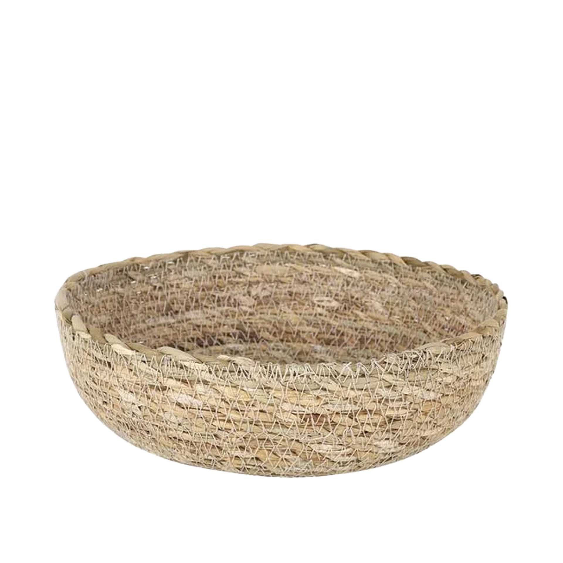 Cesto Pão Vime Redondo 26X10cm