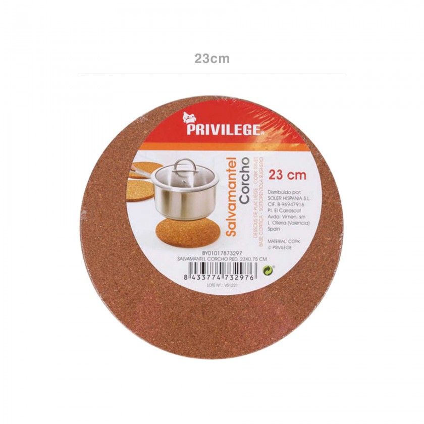 Base Quentes Cortiça 23X0.7cm Base Quentes Cortiça 23X0.7cm