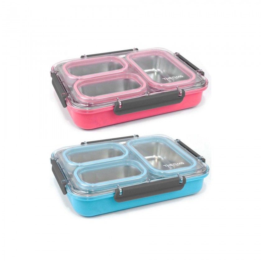 Lancheira Trmica Thermosport 3 Compartimentos 27.5X20X6CM