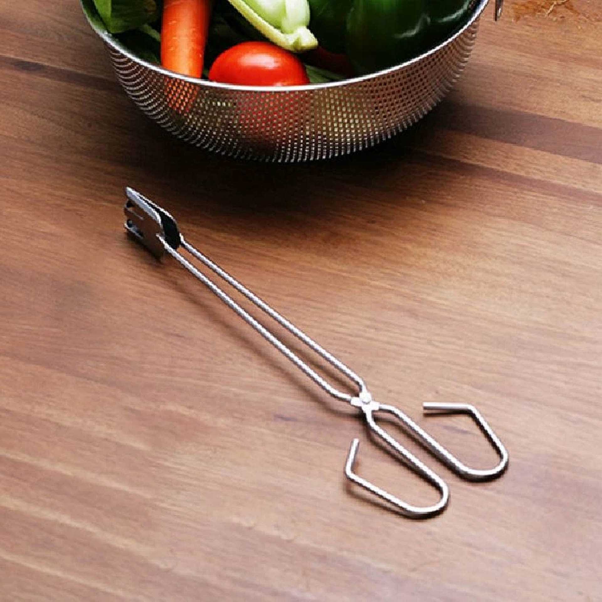 Pinça Cozinha Inox Quttin 35cm
