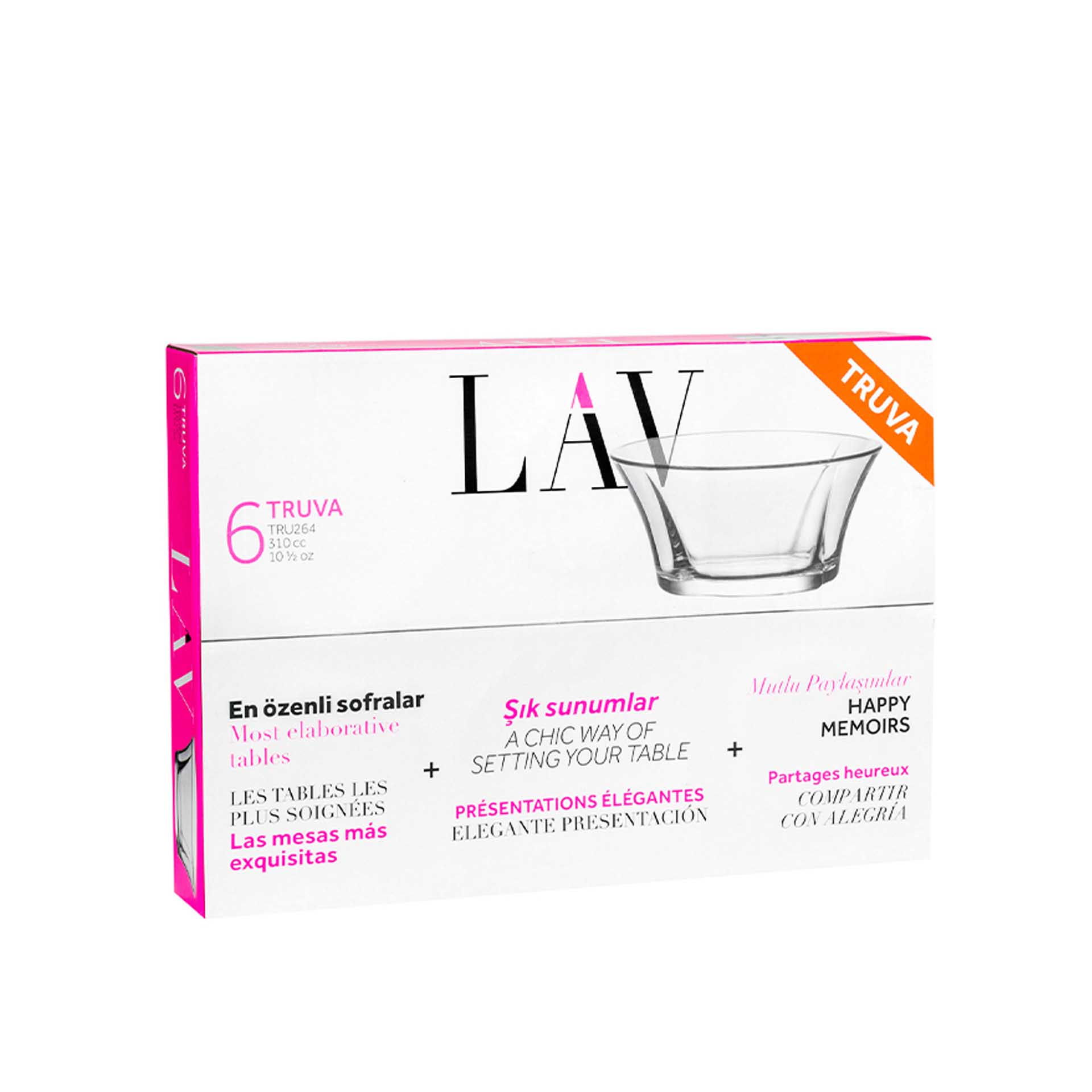 Taça Aperitivo Truva 310ML 12CM Pack 6