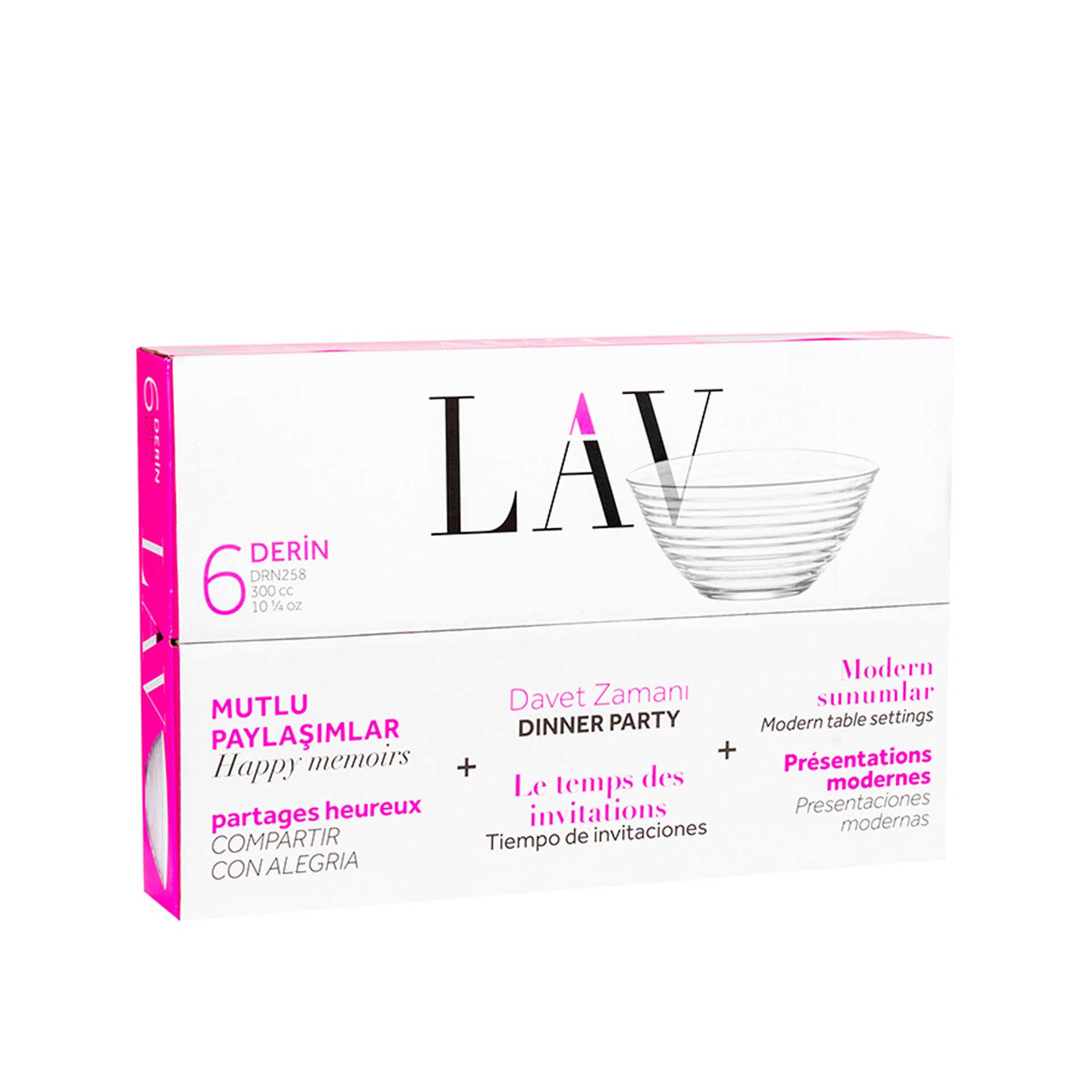 Taça Aperitivo Derin 330ml 12cm Pack 6