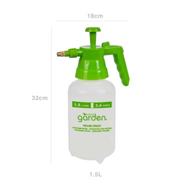 Pulverizador Pressão Little Garden Branco 1500ml